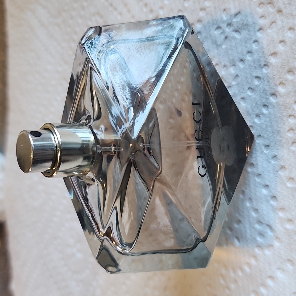 Gucci Bamboo Perfume Bottle - Silver and Clear
